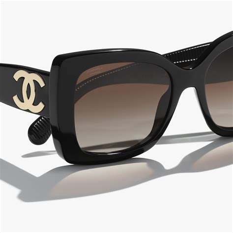 CHANEL Sunglasses: Square Sunglasses, acetate — Fashion 